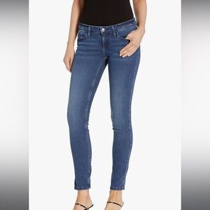 Guess Women’s Power Skinny Low Distressed Jeans Size 31